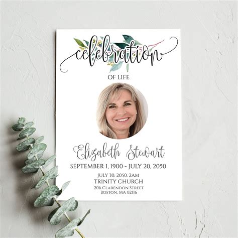 celebration of life templates|free printable celebration templates.